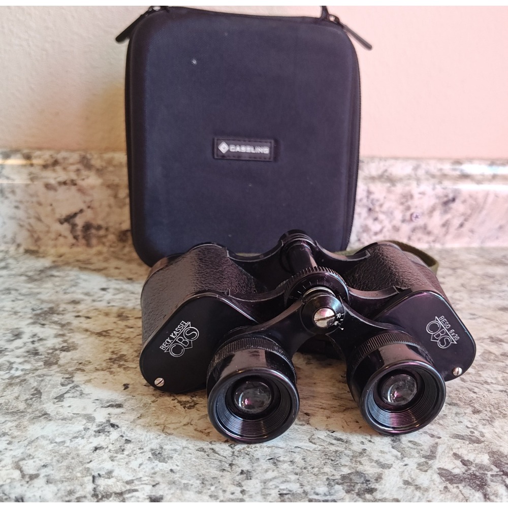 Beck Kassel CBS Beso 6x30 Binoculars Unisex OS Black Vintage Made in Germany